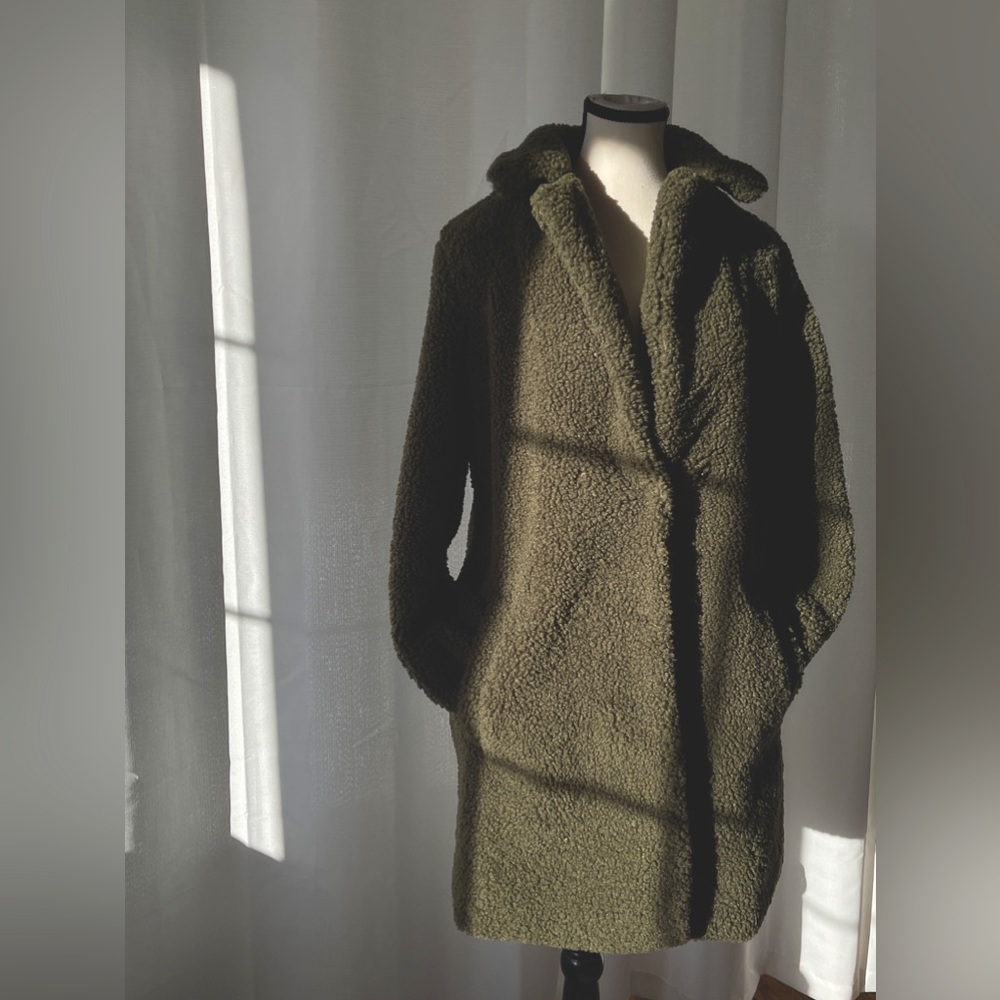 GREEN TEDDY JACKET